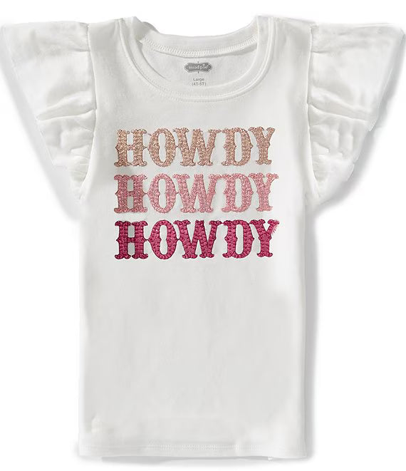 Howdy Western Glitter Tee