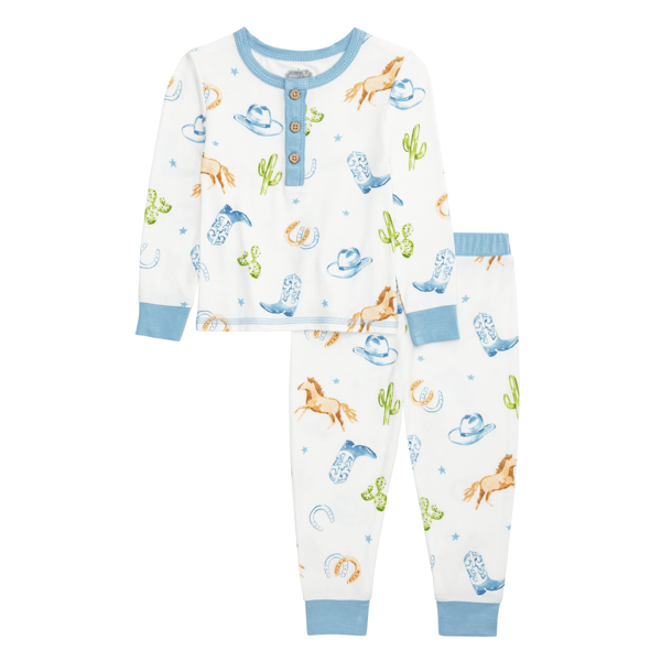 Blue Western PJ Set