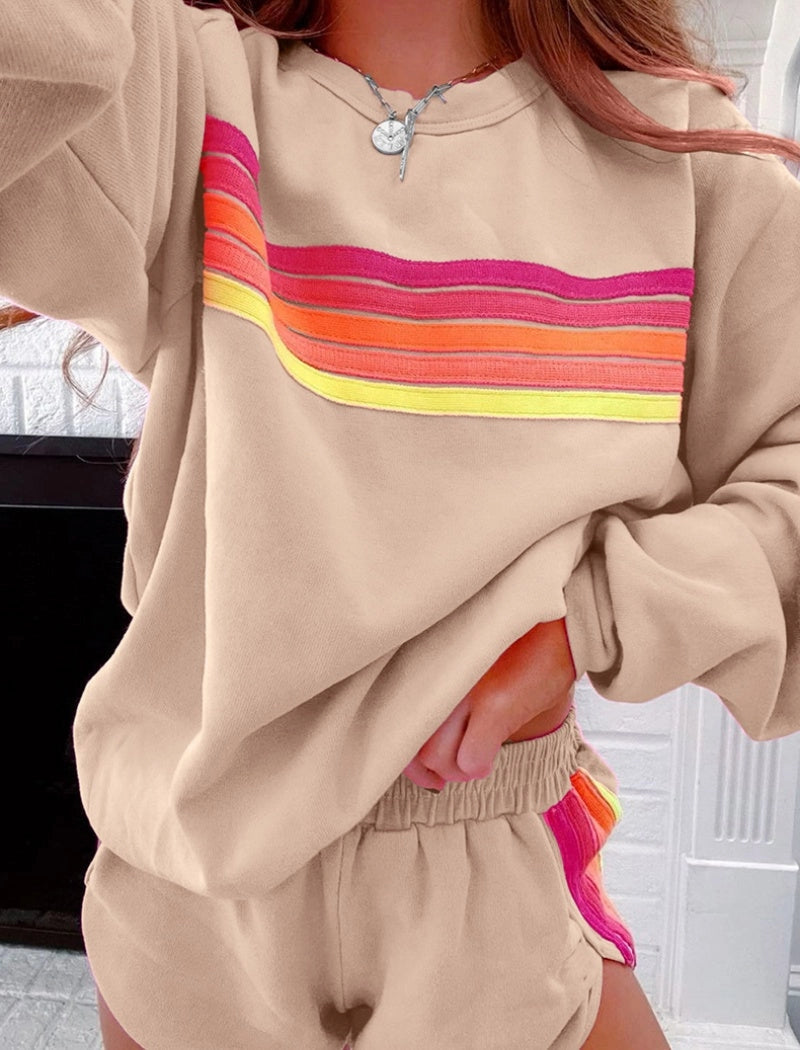 Relaxed Fit Stripe Set
