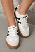 Lace Up Sneakers - White