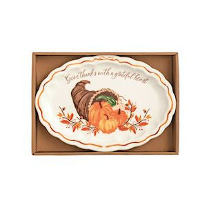 Grateful Heart Sentiment Plate