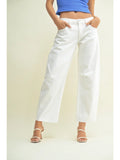Mid-Rise Wide Leg Jeans
