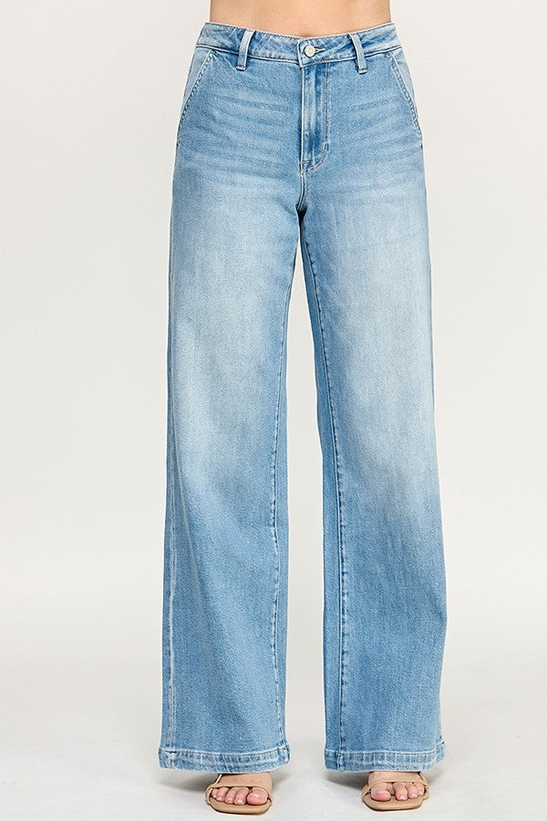 Petra High Rise Comfort Palazzo Jeans