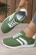 Lace Up Sneakers - Green