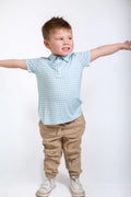 Goosies Polo - Blue Gingham