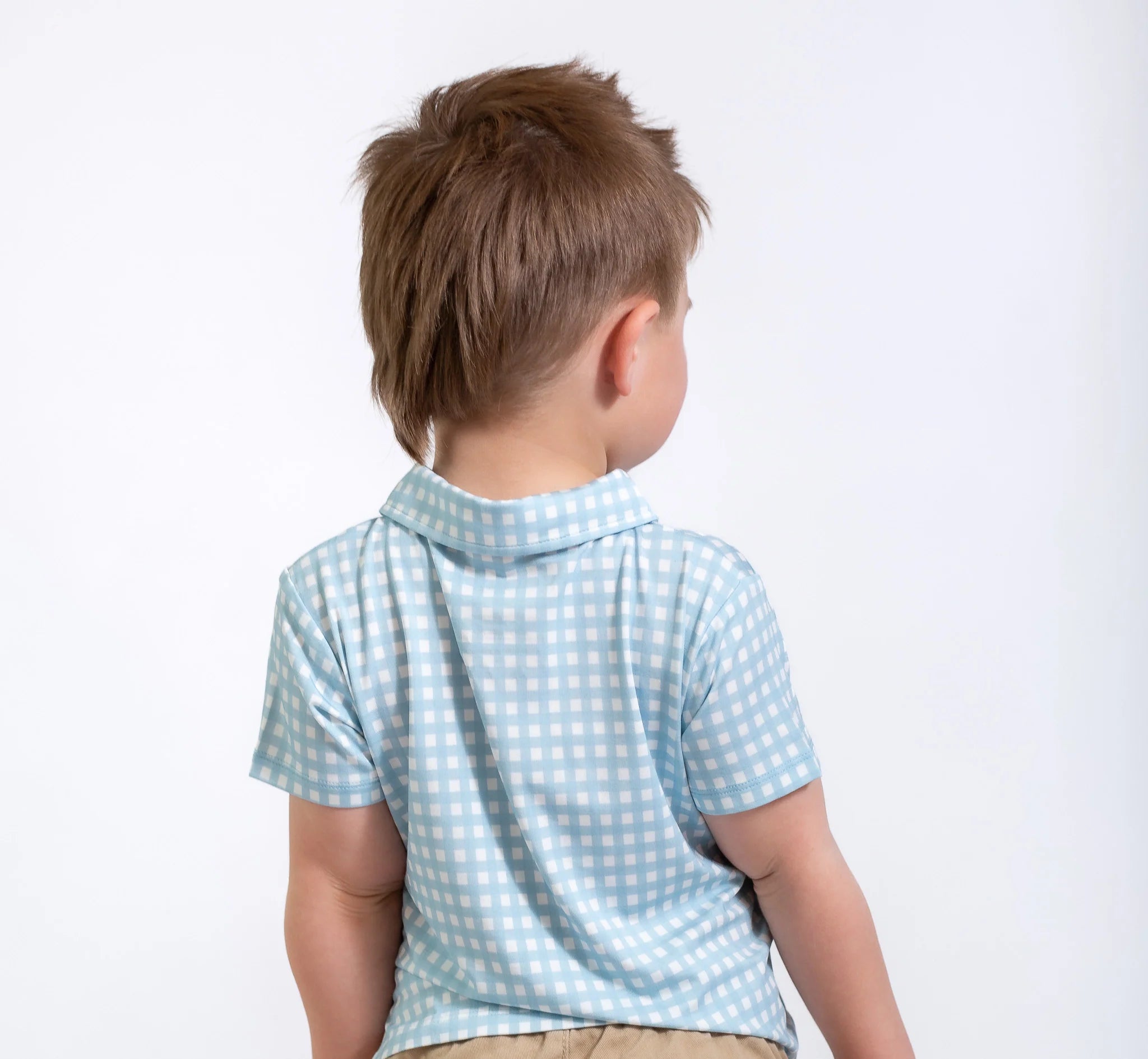 Goosies Polo - Blue Gingham
