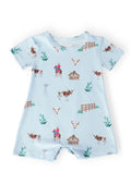 Boys Ranch Hand S/S Shorty One-Piece/Pocket Tee