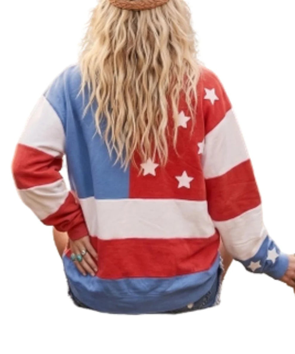 Sewn and Seen Americana Sweatshirt
