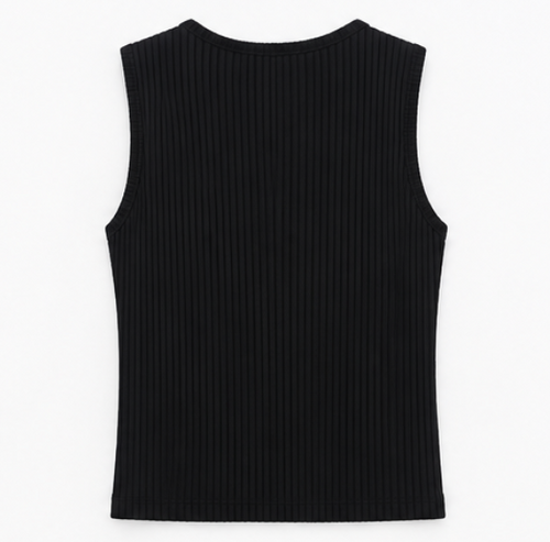 Bow Front Sleeveless Sweater