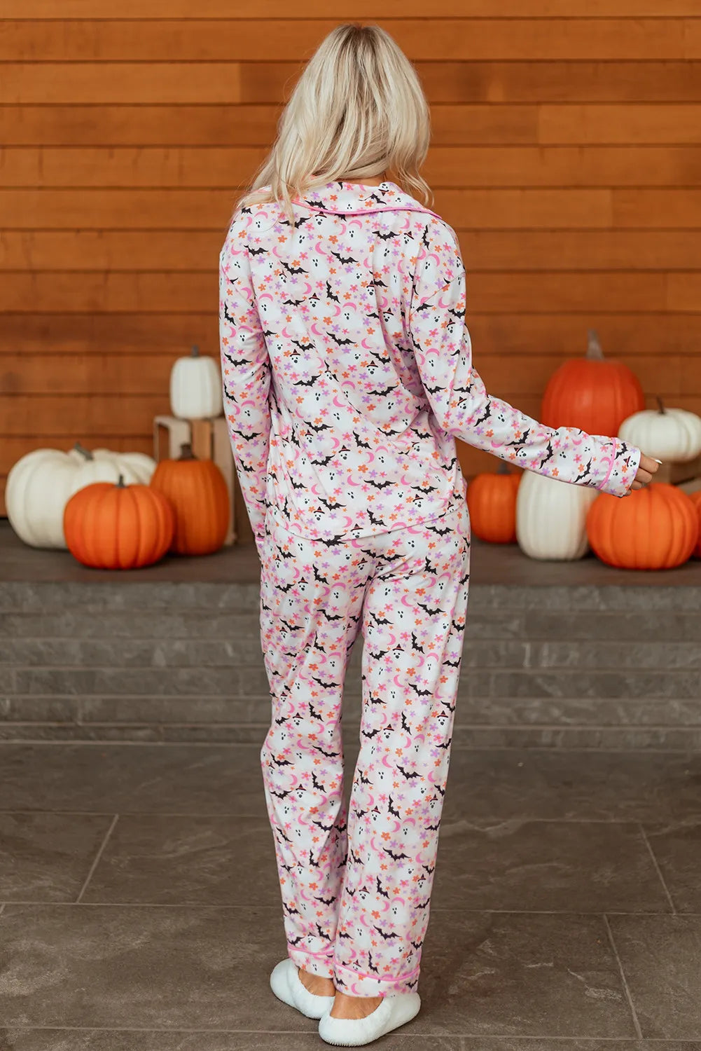 Pink Halloween Eve Haunted Honey Bat Pajamas