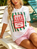 Sardines in Oil Striped Cotton Tee