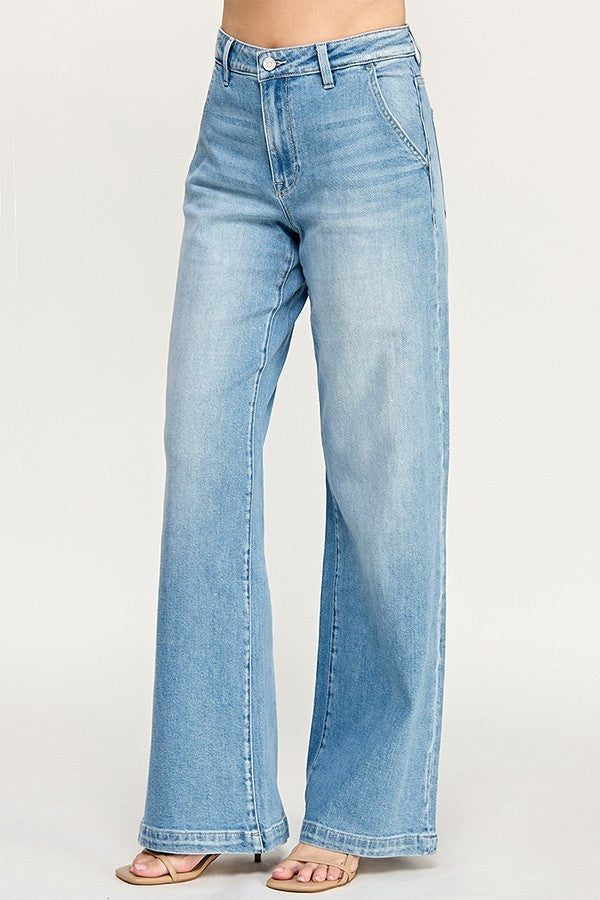 Petra High Rise Comfort Palazzo Jeans