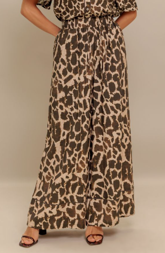 A Printed Woven Pant