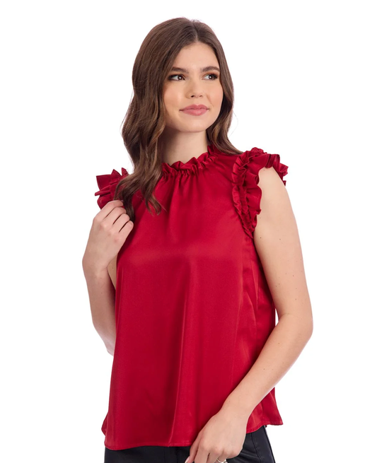 Townes Sleeveless Ruffle Top