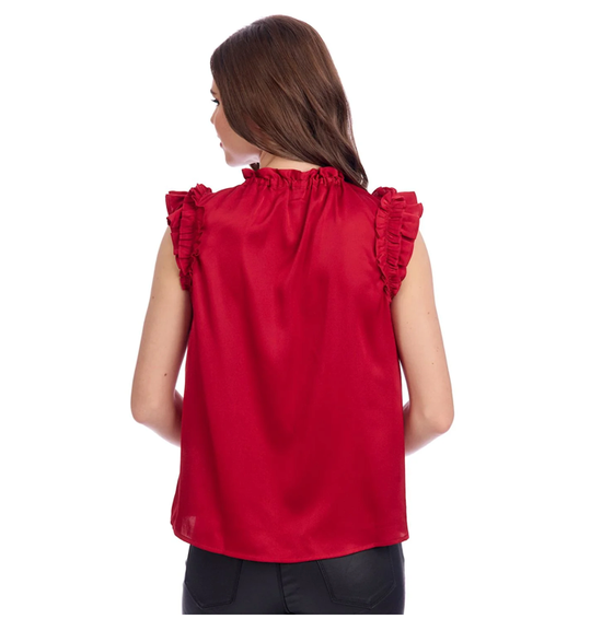 Townes Sleeveless Ruffle Top
