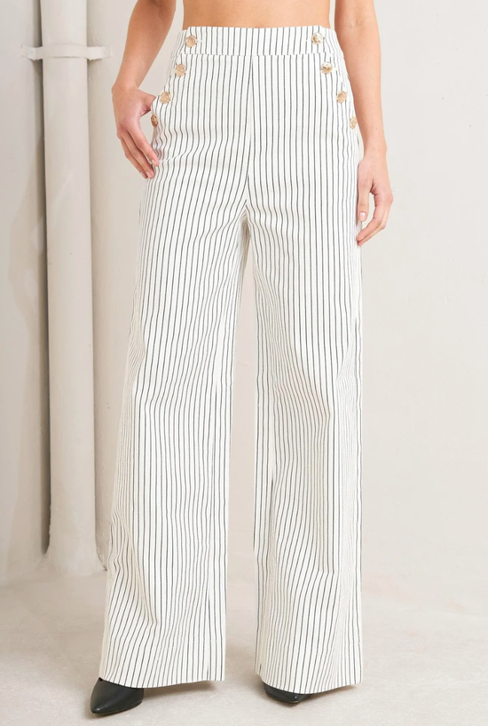 A Striped Woven Pant