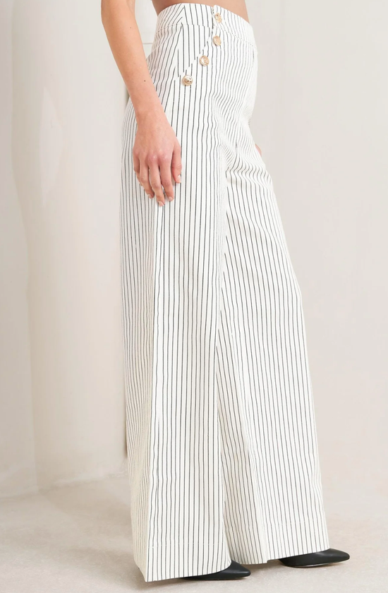 A Striped Woven Pant
