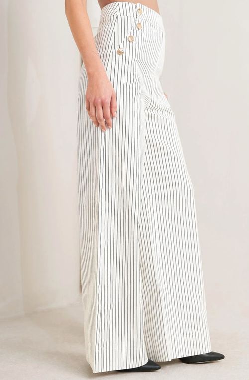A Striped Woven Pant