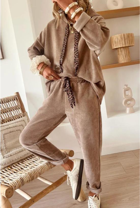 Drawstring Set - Dark Khaki