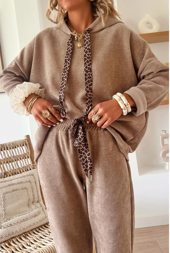 Drawstring Set - Dark Khaki