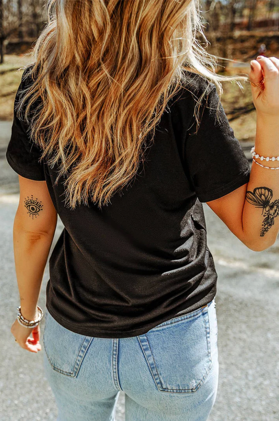 Rhinestone Western Pattern Tee