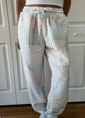 Shades of Blue Quilted Joggers
