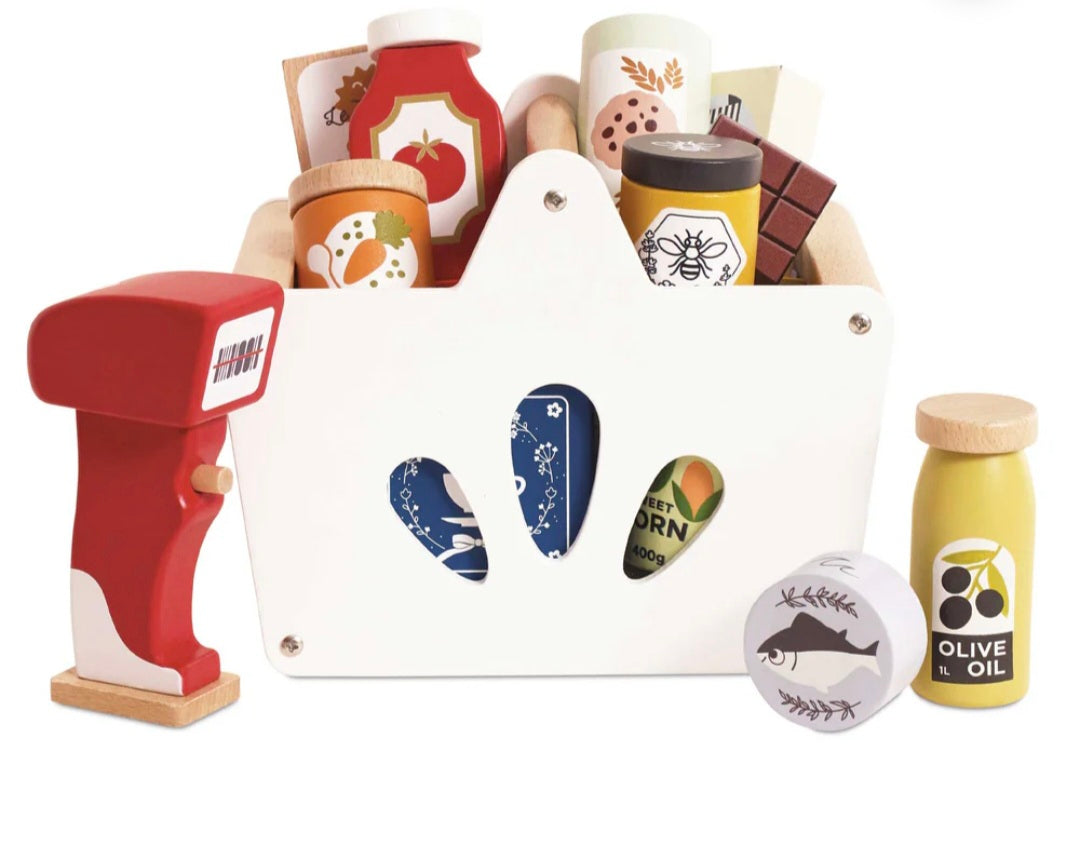 Wooden Groceries Playset