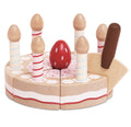 Sliceable Wooden B-Day Cake Toy