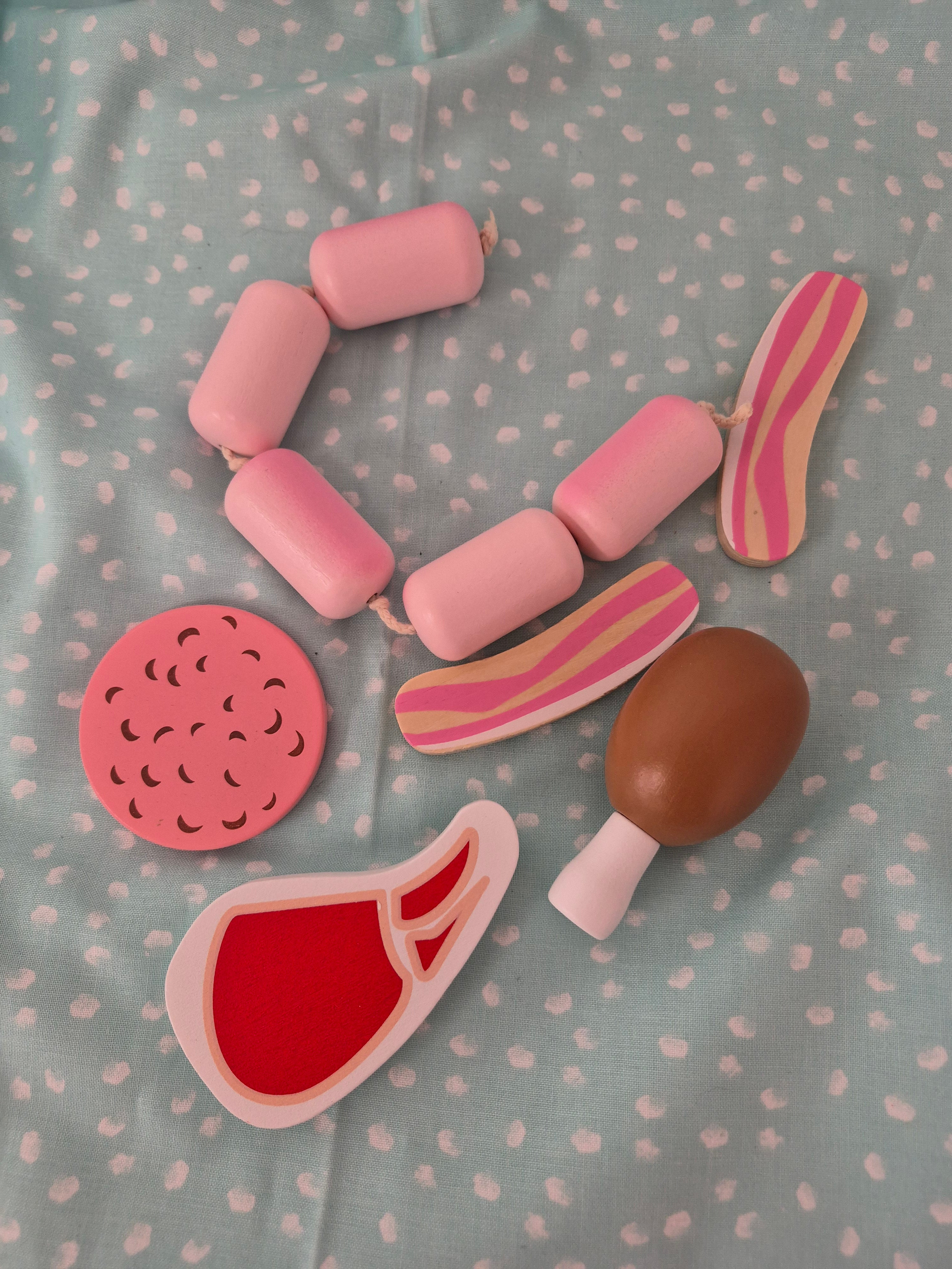 Butchers Meat Wooden Play Set