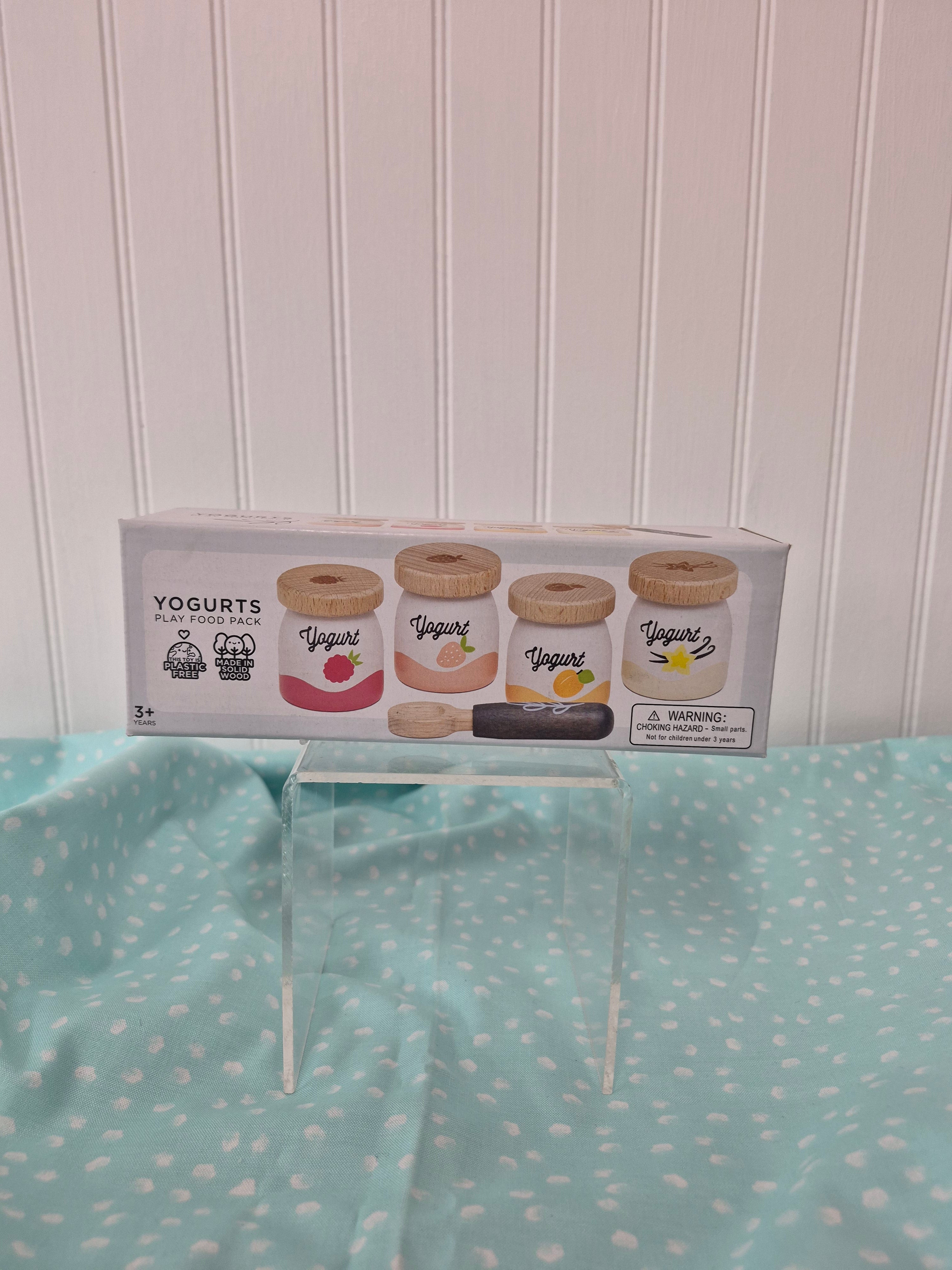 Yogurt Play Food Wooden Pack