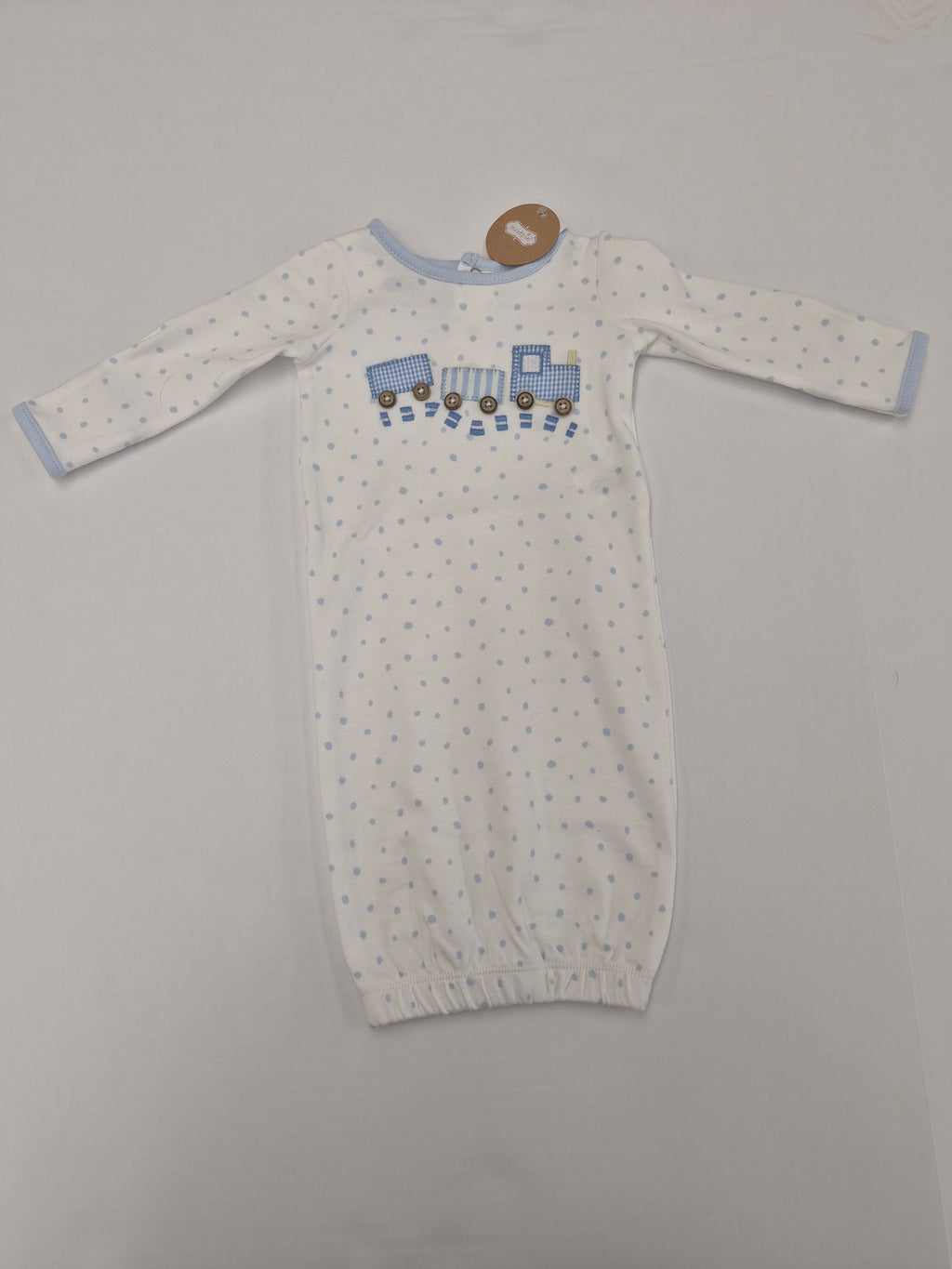 Train Applique Baby Gown
