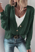 Canton Open Knit Drop Shoulder Sweater