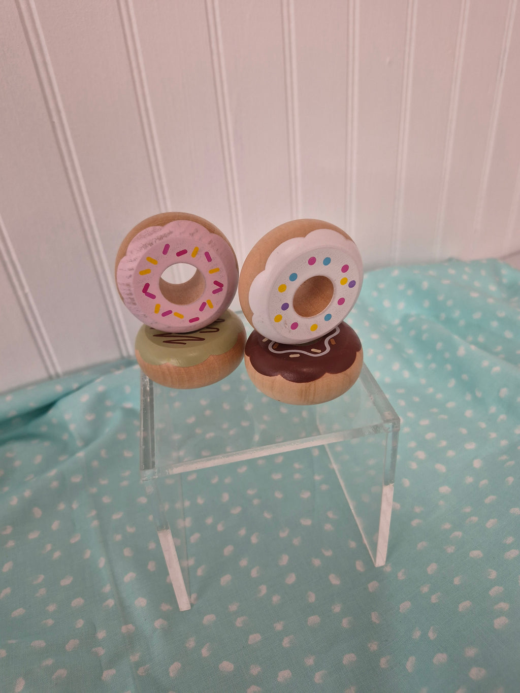 Wooden Donut Play Food