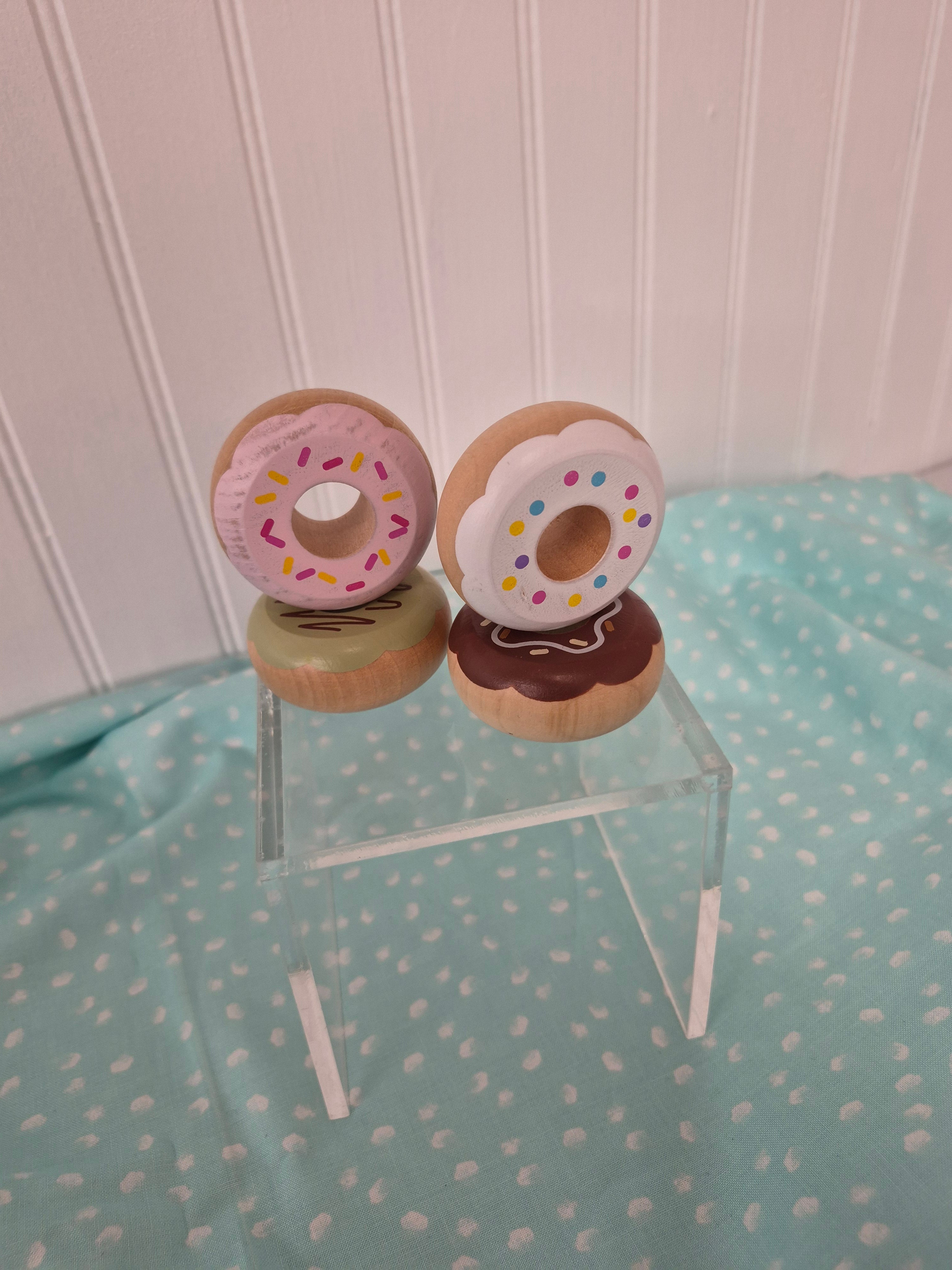 Wooden Donut Play Food