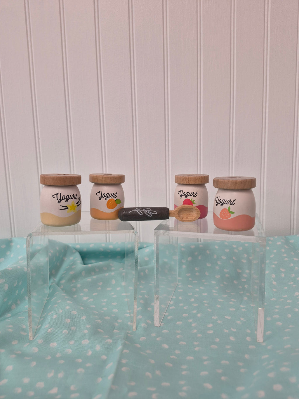 Yogurt Play Food Wooden Pack