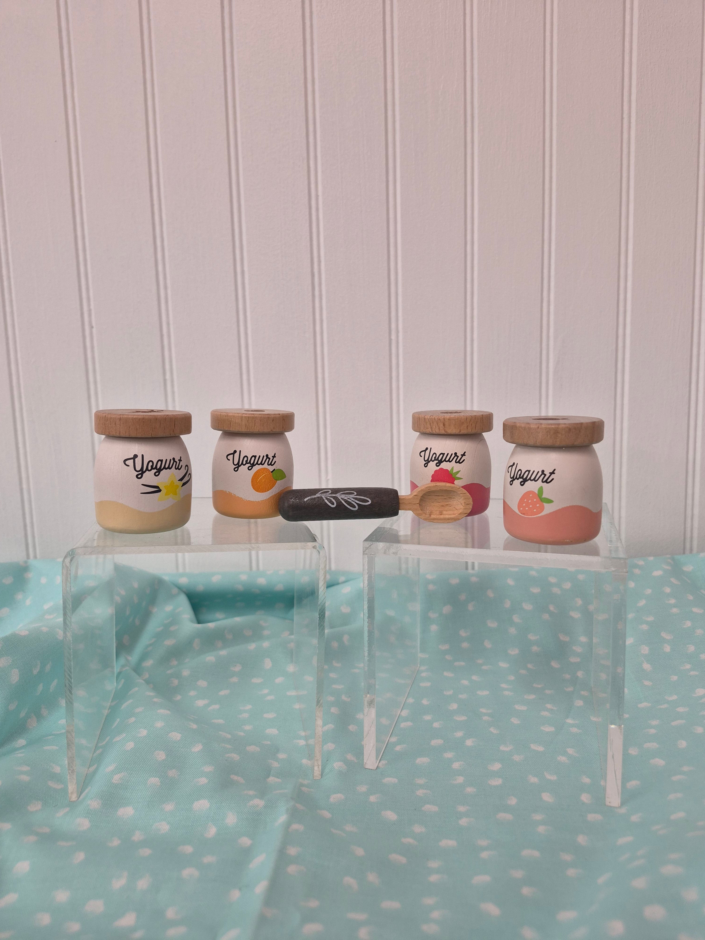 Yogurt Play Food Wooden Pack