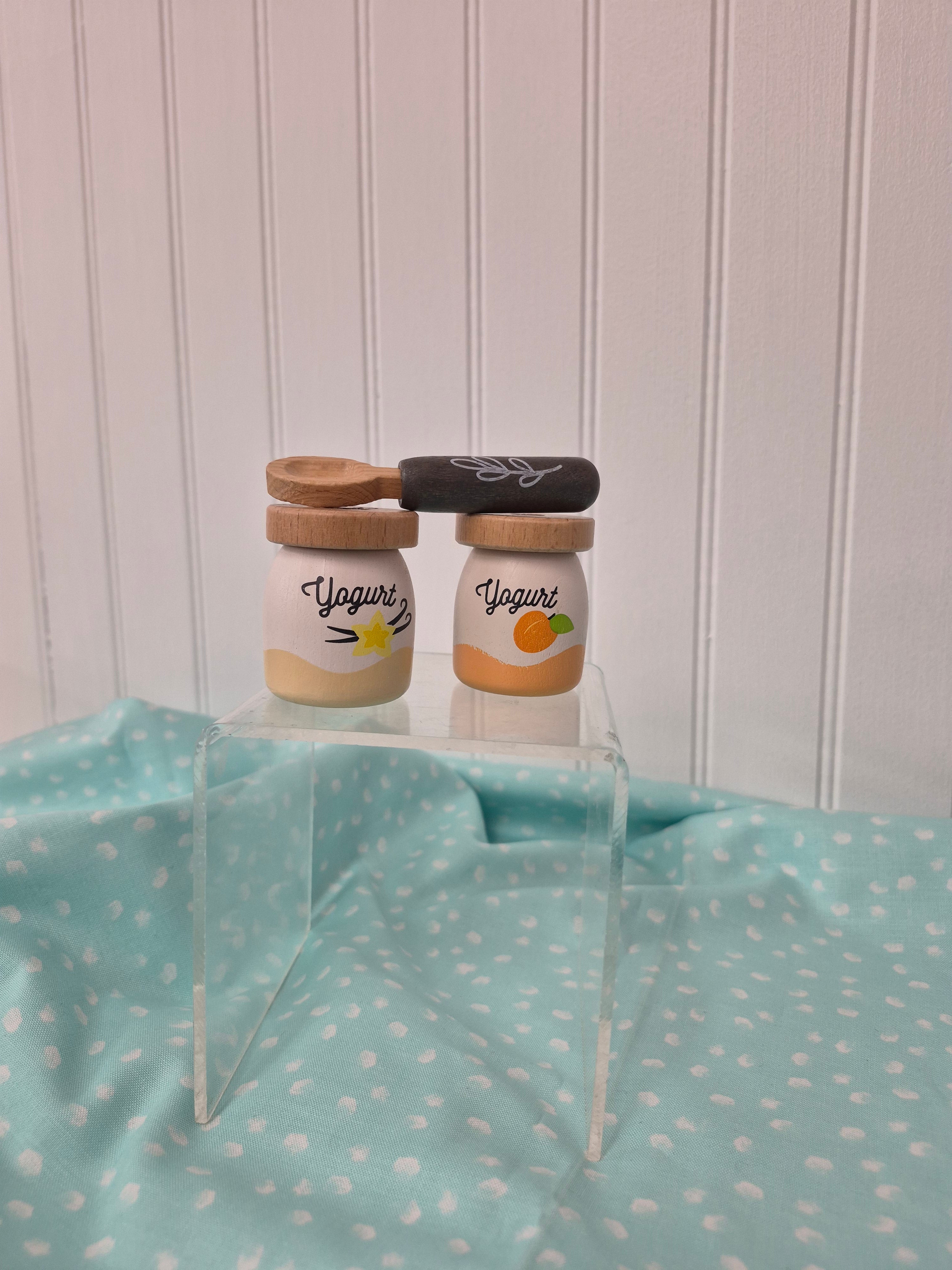 Yogurt Play Food Wooden Pack