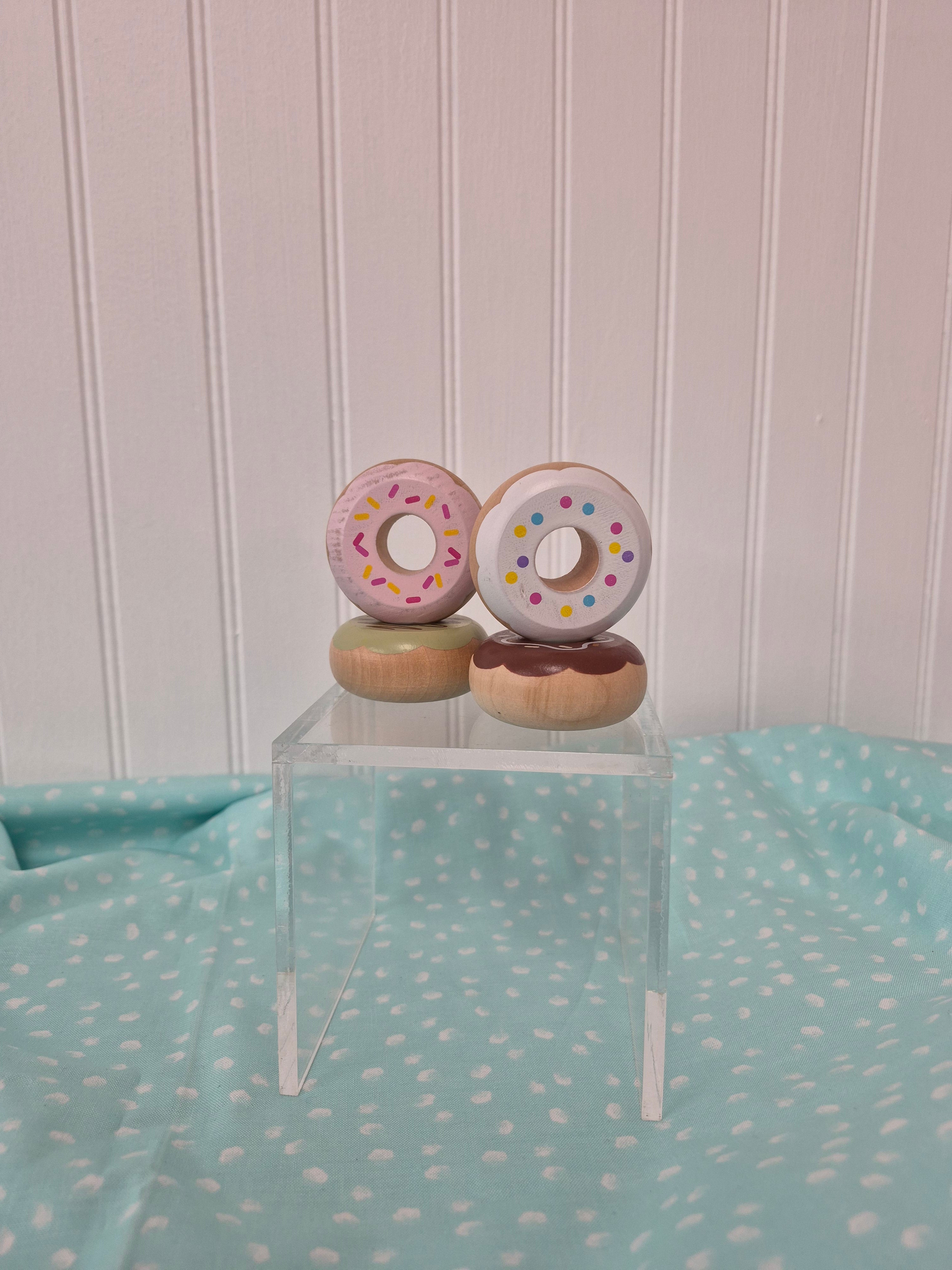 Wooden Donut Play Food