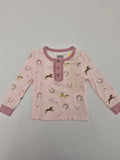 Pink Western PJ Set