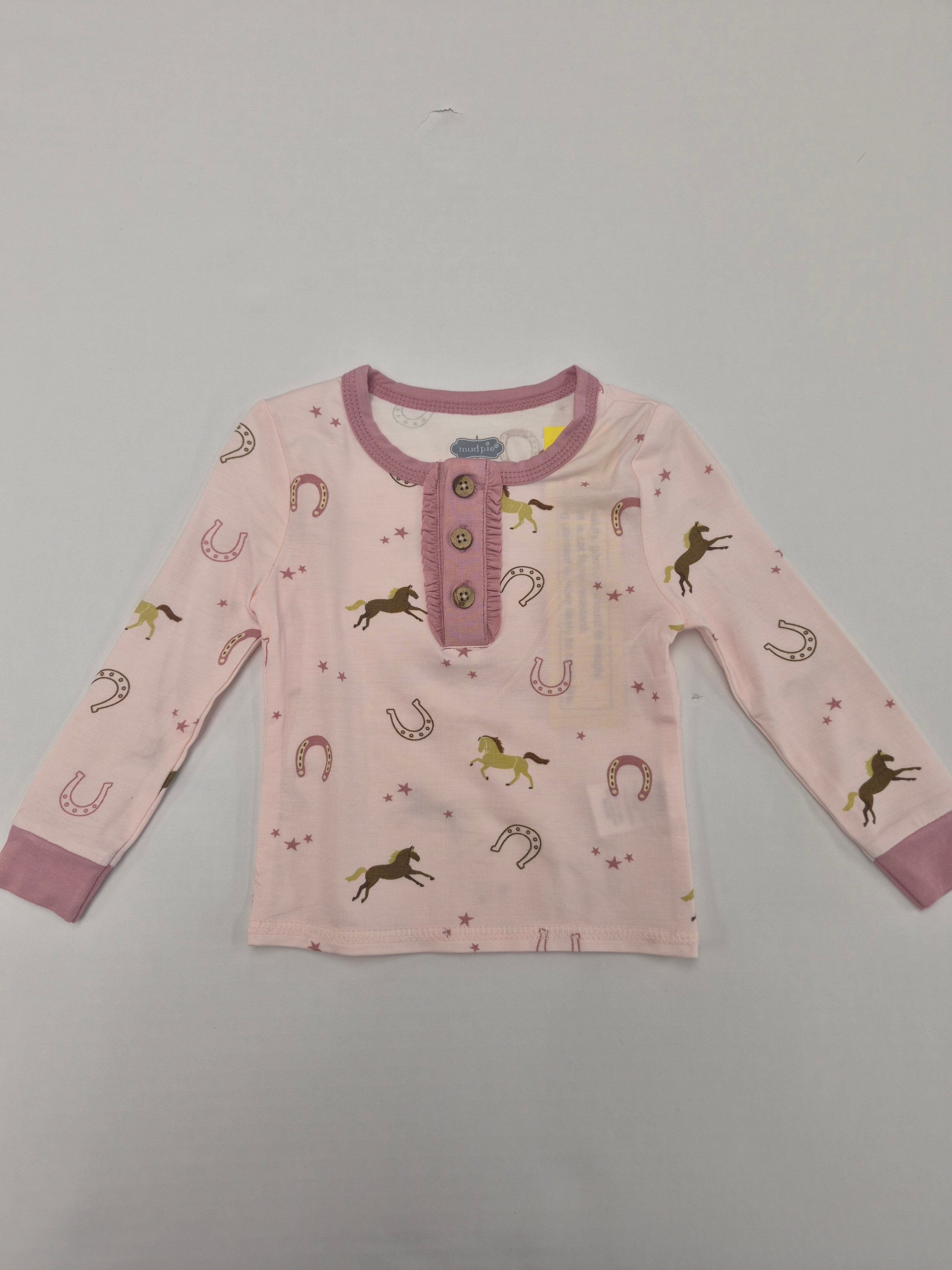 Pink Western PJ Set