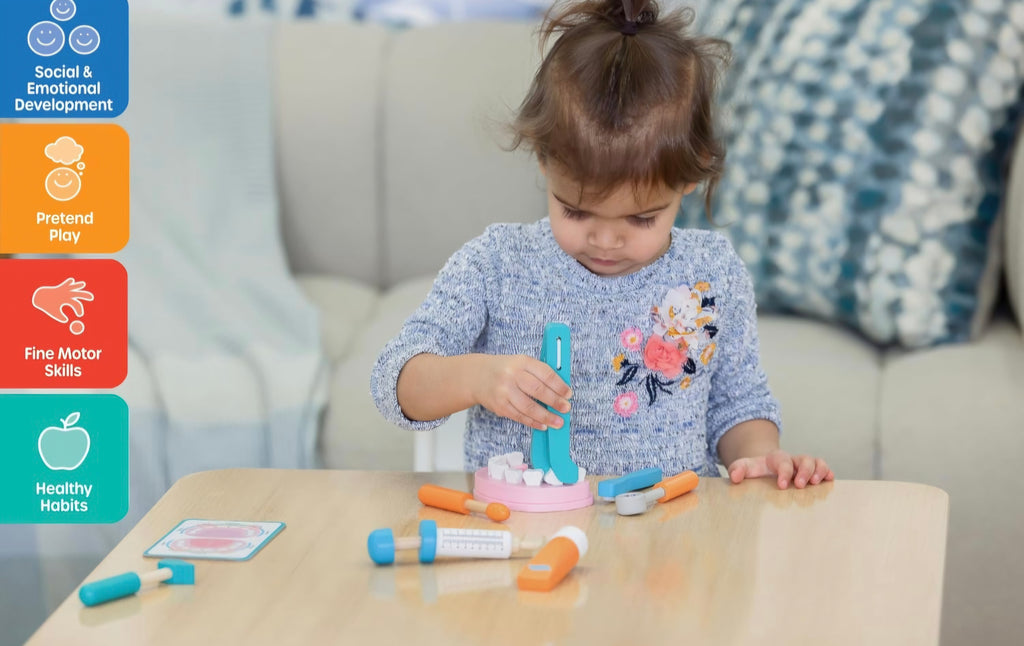 Jaseys Wooden Dentist Play Kit