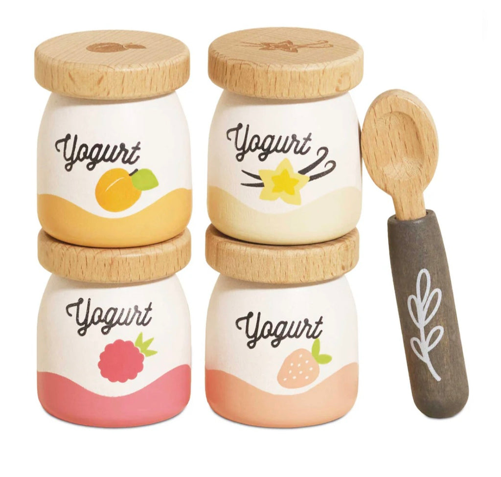 Yogurt Play Food Wooden Pack