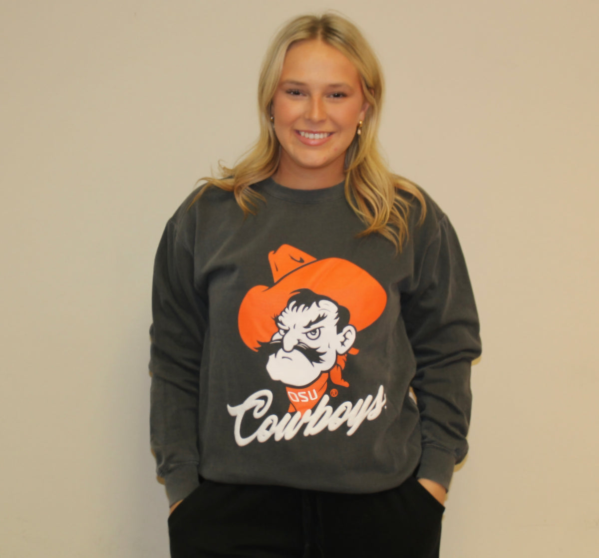 2026 OSU Pistol Pete Puff Print- Pepper