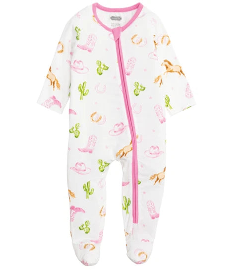 Girl Cowboy Print Sleeper