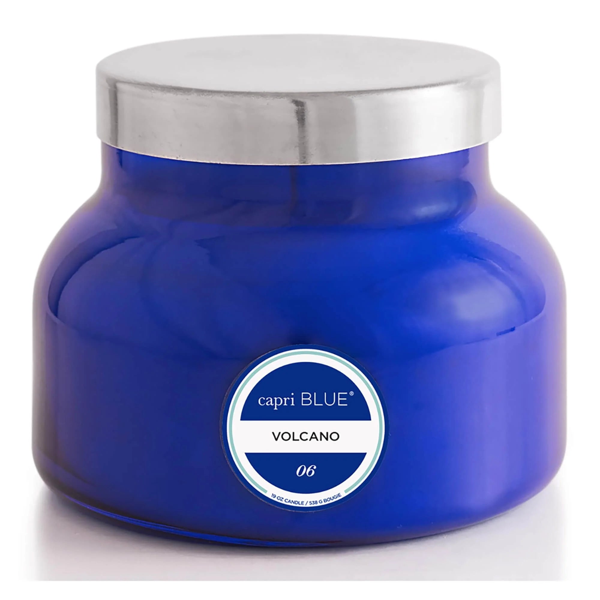 Volcano Blue Candle - Capri BLUE